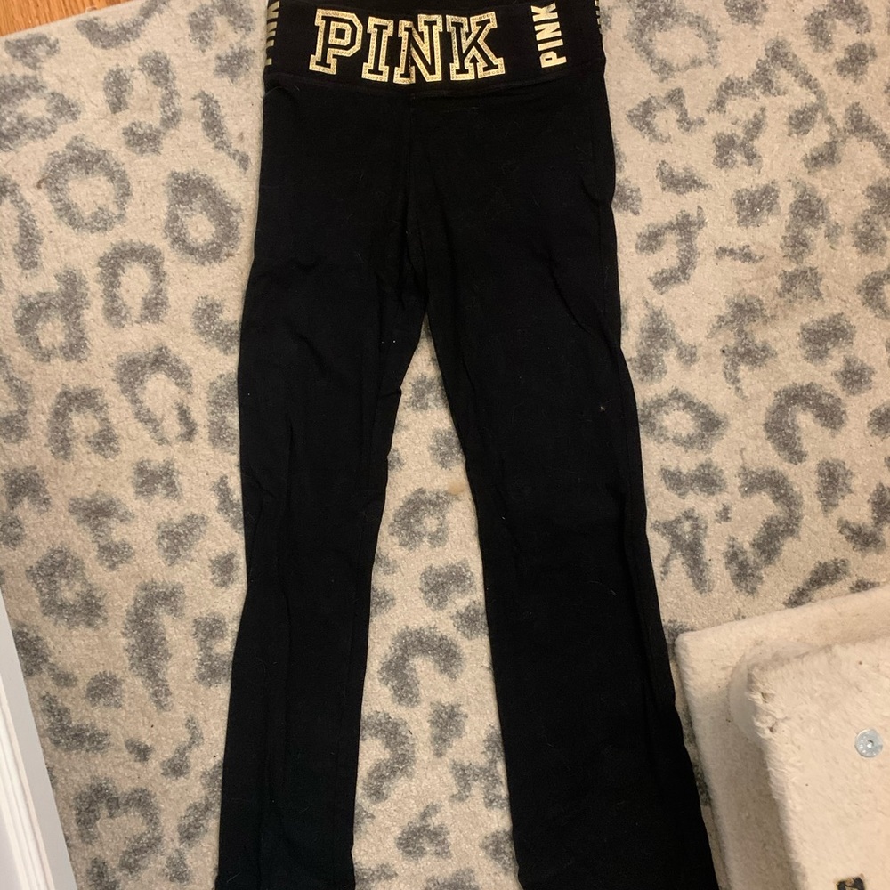 Victoria’s Secret PINK boot bottom leggings